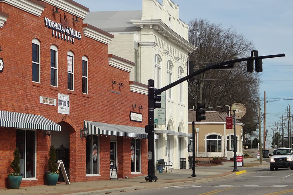 Downtown Apex NC