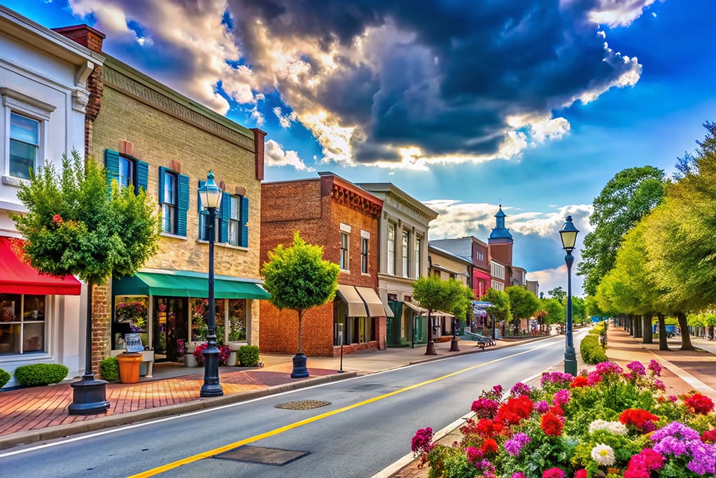 Downtown Holly Springs NC